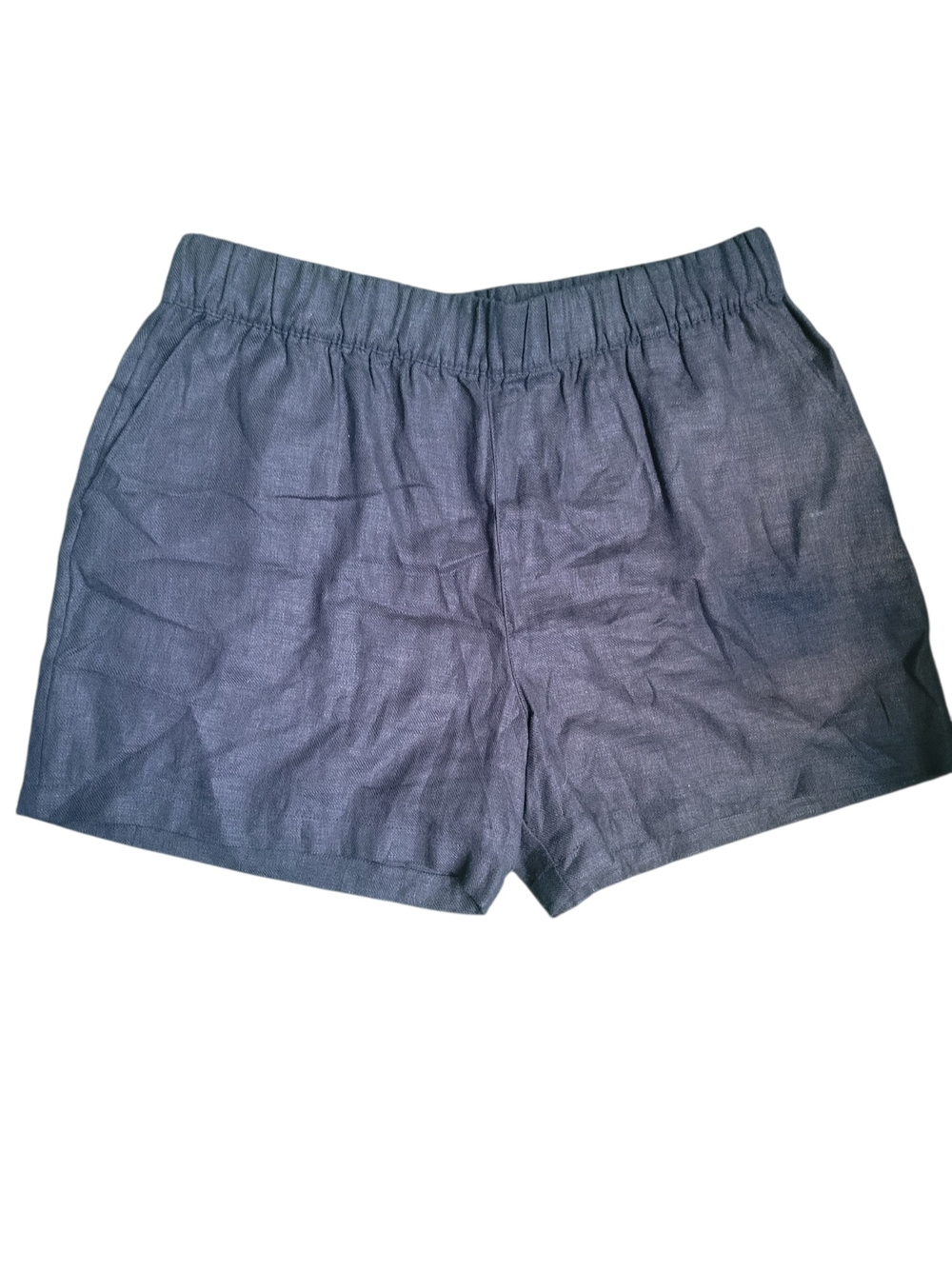 Blank NYC Black Elastic Waist Pull-On Shorts Size L